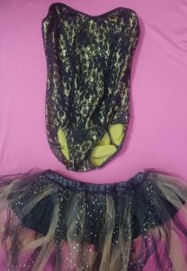 Kids Costumes to Hire - Lace Leotard & Tutu Skirt - GIRL